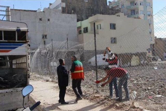 Nusaybin de Tel &Ouml;rg&uuml; Geri &Ccedil;ekildi, &Ccedil;atışma Izleri Ortaya &Ccedil;ıktı 2