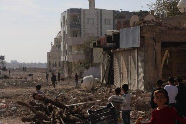 Nusaybin de Tel &Ouml;rg&uuml; Geri &Ccedil;ekildi, &Ccedil;atışma Izleri Ortaya &Ccedil;ıktı 3