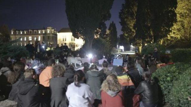 Boğaziçili Öğrencilerden Rektör Protestosu