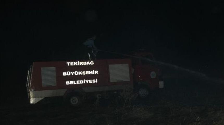 Tekirdağ&rsquo;da Korkutan Yangın