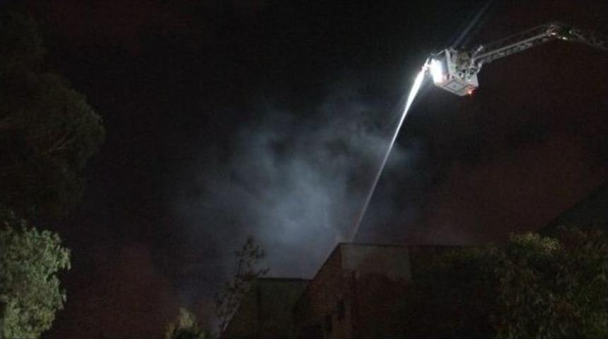 Atat&uuml;rk Stadında Yangın