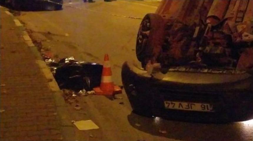 Virajı Alamayıp Takla Attı: 1 &Ouml;l&uuml;, 1 Yaralı