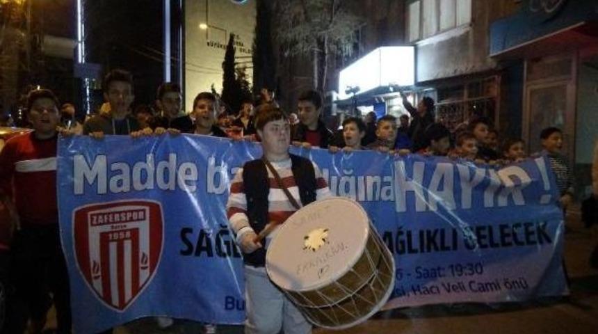 Bursa&rsquo;Da &lsquo;Uyuşturucuya Hayır&rsquo; Y&uuml;r&uuml;y&uuml;ş&uuml;