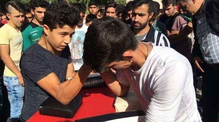 Akdeniz Dinamik Gsk, Bilek G&uuml;reşi Okul Elemelerini Tamamladı