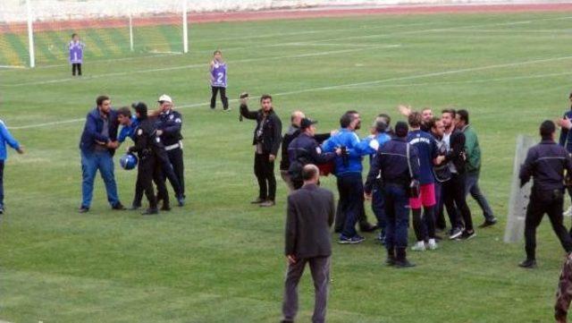 Adıyaman da Amatör Maçta Kavga 1
