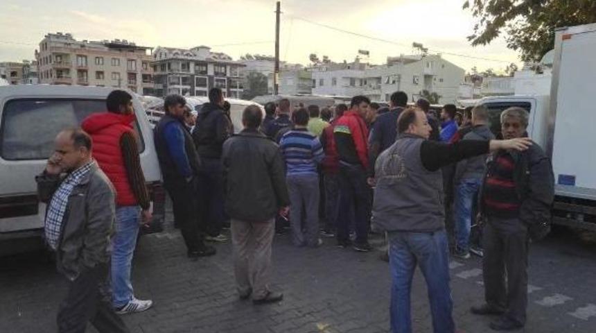 Altınkum'da Semt Pazarı Gerginliği