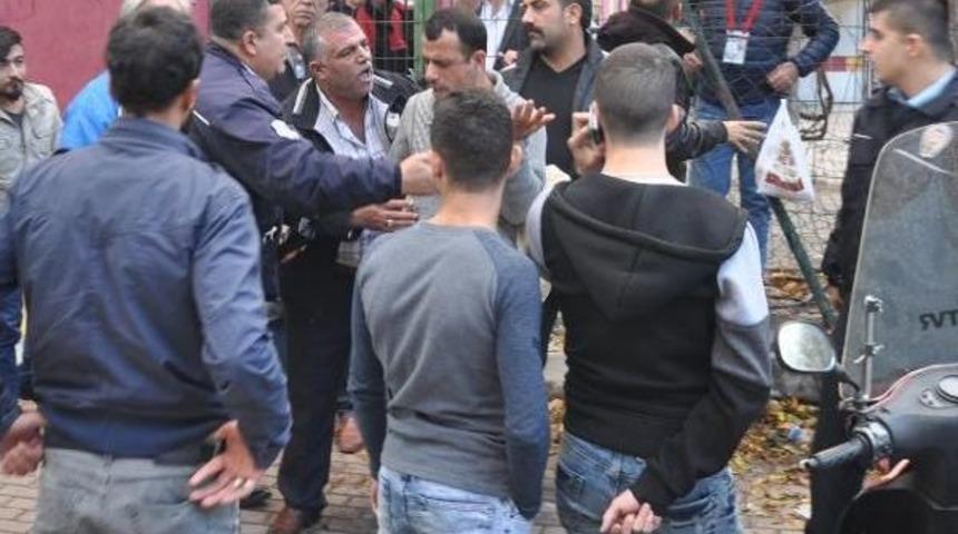 İneg&ouml;l'de Olaylı Ma&ccedil;, Polis Biber Gazı Ile M&uuml;dahale Etti