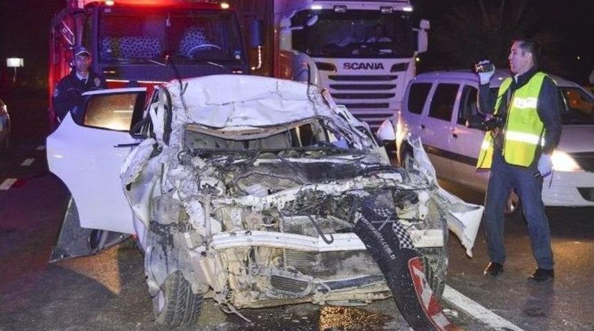 Turgutlu&rsquo;da Feci Kaza: 1 &Ouml;l&uuml;