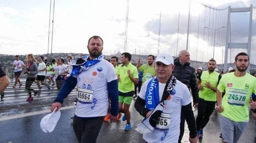 Başkan Akg&uuml;n Engelliler İ&ccedil;in Koştu