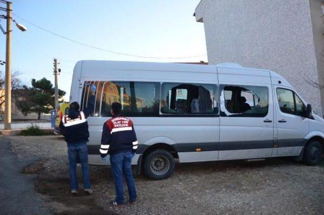 Malkara'da Servis Minibüsüne Tüfekli Saldırı