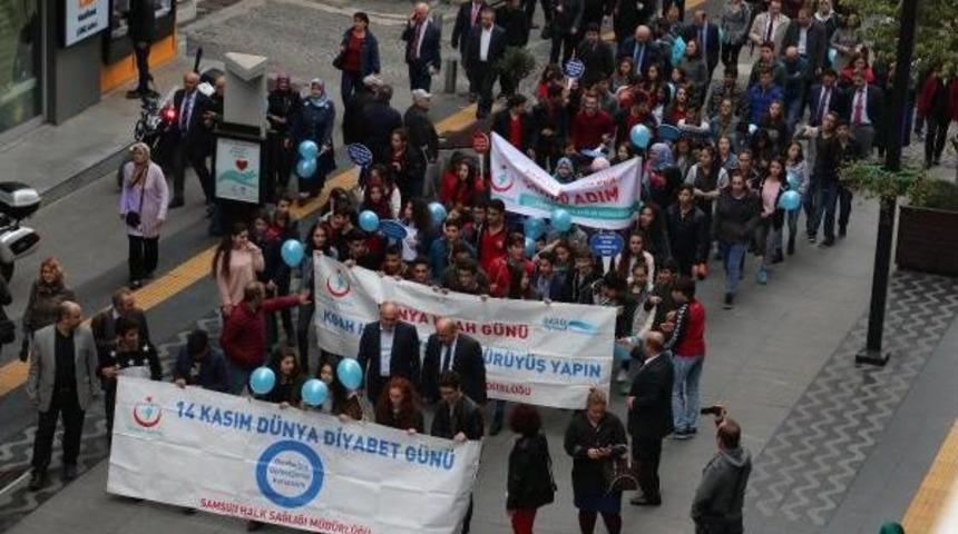 Diyabete Farkındalık I&ccedil;in Y&uuml;r&uuml;d&uuml;ler