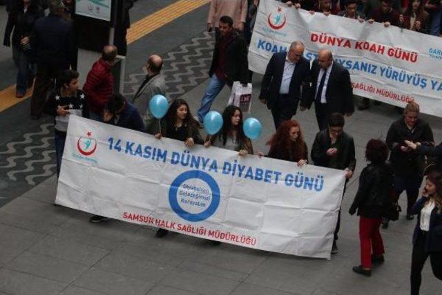 Diyabete Farkındalık Için Yürüdüler