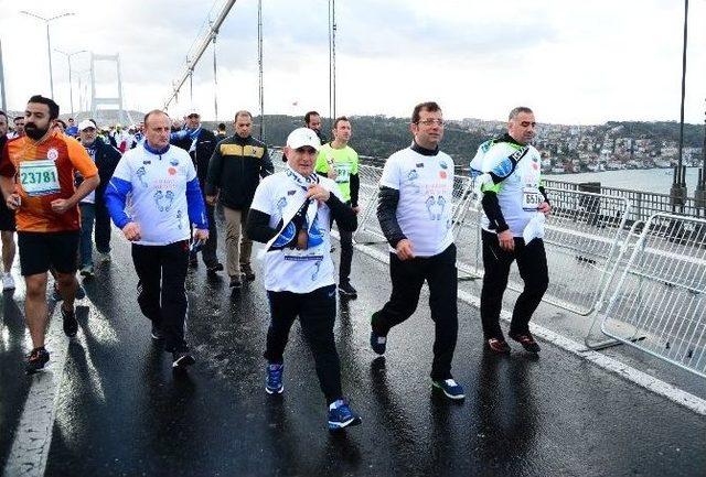 Başkan İmamoğlu, Maratonda Omurilik Felçlileri İçin Koştu