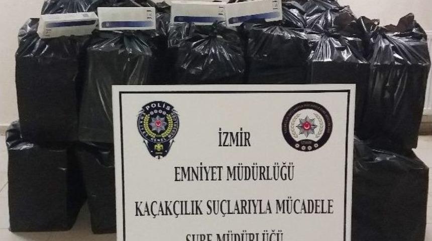 İzmir&rsquo;de Polisten Ka&ccedil;ak Sigaraya Ge&ccedil;it Yok