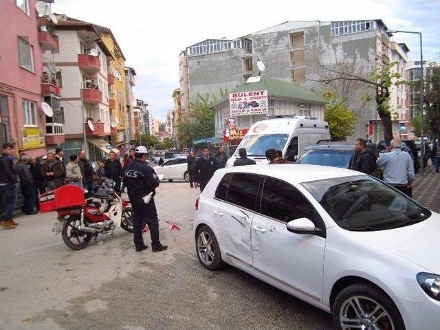 Bilecik’te Trafik Kazası,1 Yaralı