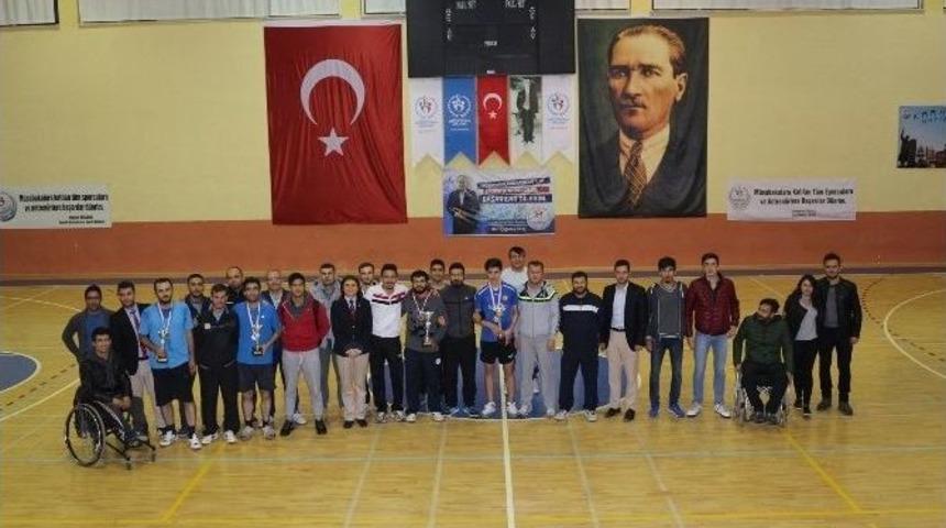 Karaman&rsquo;da D&uuml;zenlenen Atat&uuml;rk&rsquo;&uuml; Anma Masa Tenisi M&uuml;sabakaları Sona Erdi