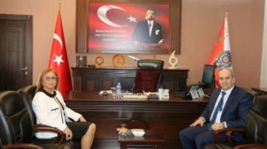 Rekt&ouml;r Kılı&ccedil;, Emniyet M&uuml;d&uuml;r&uuml; Artunay&rsquo;ı Ziyaret Etti