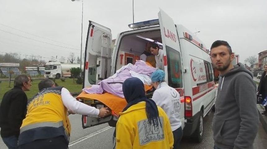 Ambulans Kazası Ucuz Atlatıldı