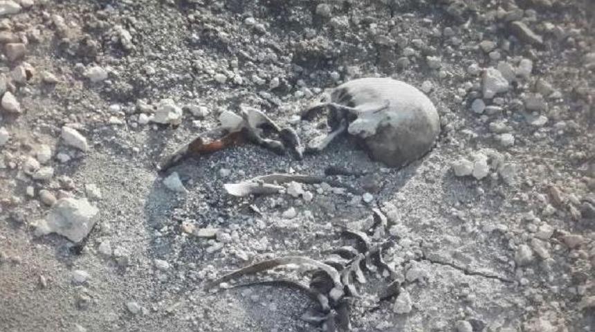 Barajda Insan Iskeleti Bulundu