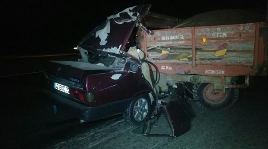 Otomobil R&ouml;morka &Ccedil;arptı: 1 &Ouml;l&uuml;