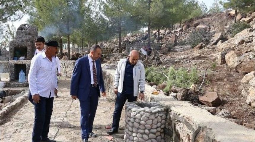 Resul Osman Dağı Mesire Alanında &Ccedil;alışmalar Tam Hız Devam Ediyor