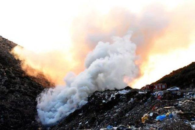 Çöplük Yangını Bodrum'u Dumana Boğdu