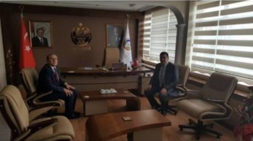 Başkan Yal&ccedil;ın&rsquo;dan Kaymakam Taş&rsquo;a Hayırlı Olsun Ziyareti