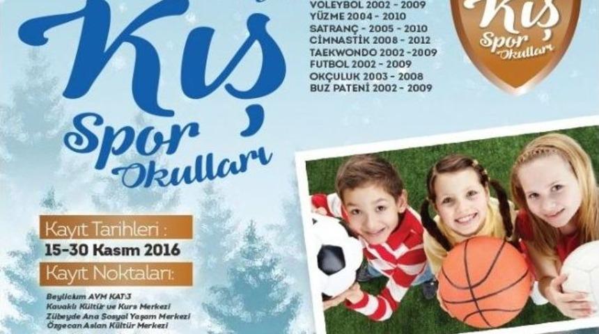 Beylikd&uuml;z&uuml; Belediyesi Kış Spor Okulları Başlıyor