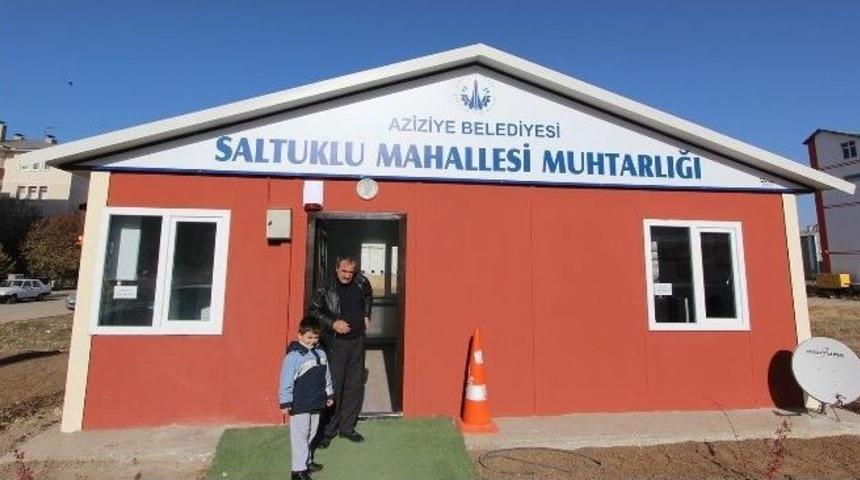 Aziziye Muhtar Konaklarına Kavuştu