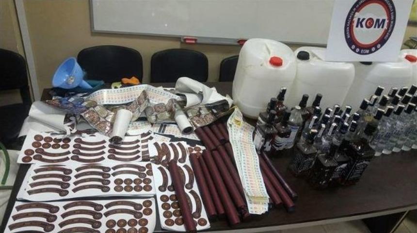 Mersin Polisinden Sahte İ&ccedil;ki Operasyonu