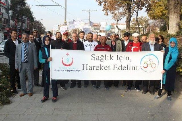 Konya’da Sağlıklı Yaşam Yürüyüşü Gerçekleştirildi