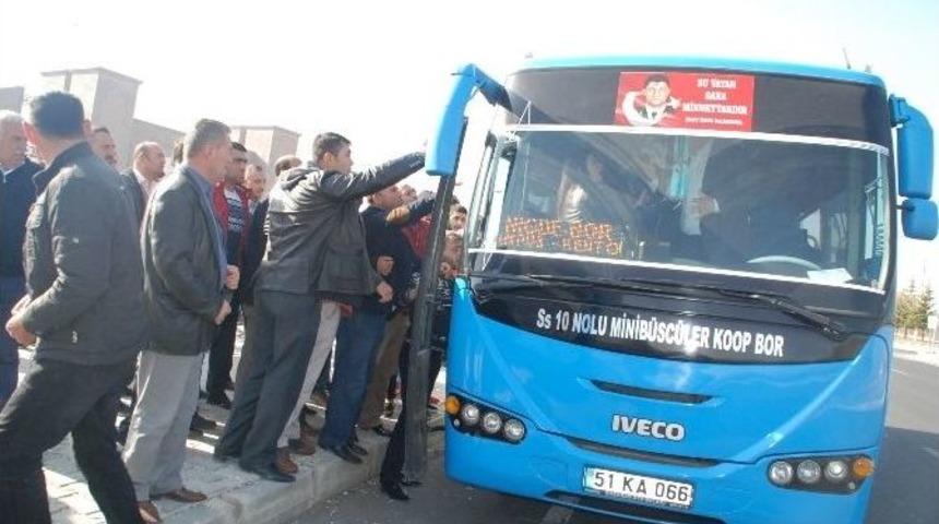 Niğde’de Otobüsçüler Arasında Tehlikeli Gerginlik