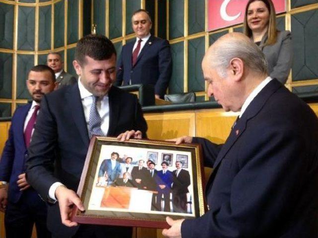 Bah&ccedil;eli ye, Mhp Kayseri &Ouml;rg&uuml;t&uuml; Tespih Koleksiyonu Hediye Etti 2