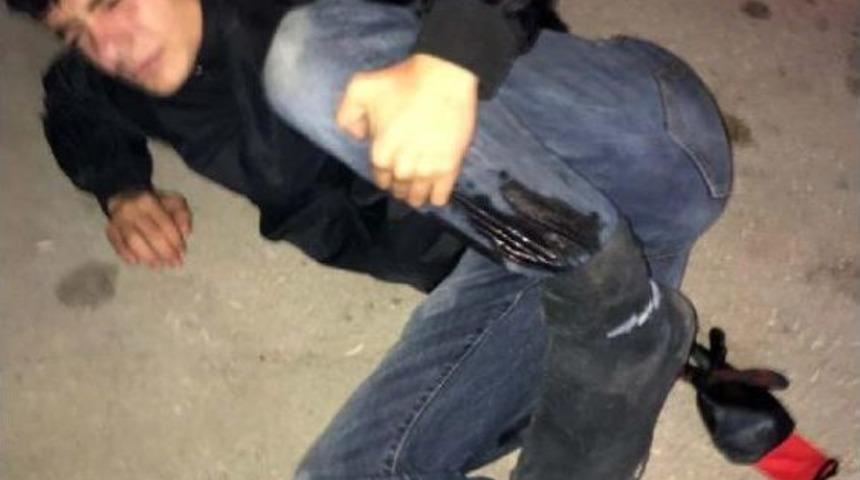 Pkk G&ouml;sterisinde Polise Molotofkokteyli Atarken Vuruldu