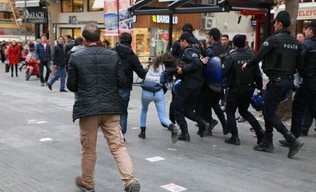 Başkent’te İzinsiz Eylem Yapan 2 Kişi Gözaltına Alındı