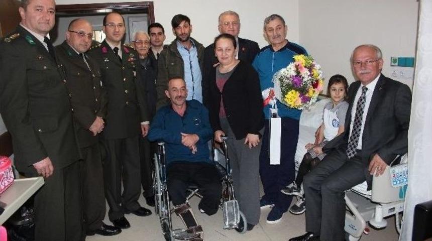 Kıbrıs Ve Kore Gazileri Ziyaret Edildi