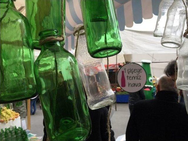 Ataşehir&rsquo;de Camlar Geri D&ouml;n&uuml;ş&uuml;me Kazandırılıyor 2