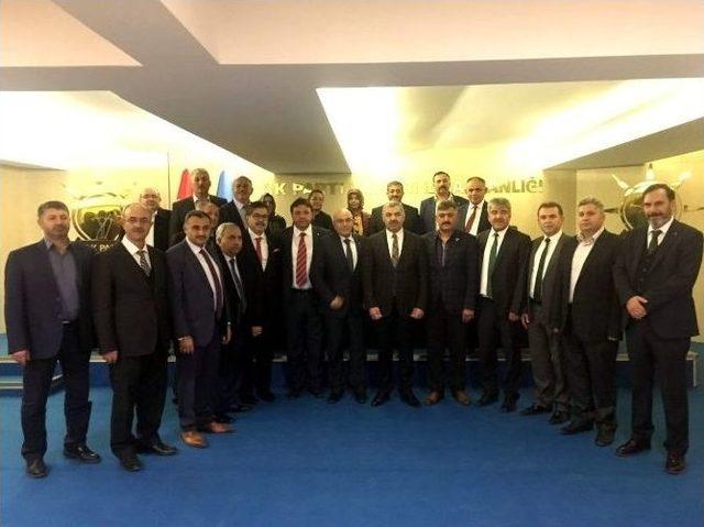 B&uuml;y&uuml;kşehir Belediye Başkanı Mustafa &Ccedil;elik Ak Parti&rsquo;yi Ziyaret Etti 3