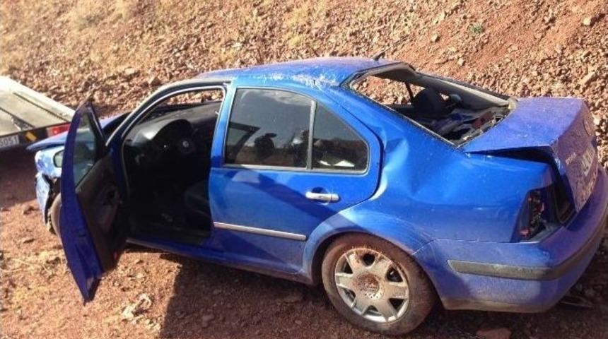 Beyşehir&rsquo;de Otomobil Devrildi: 1 &Ouml;l&uuml;