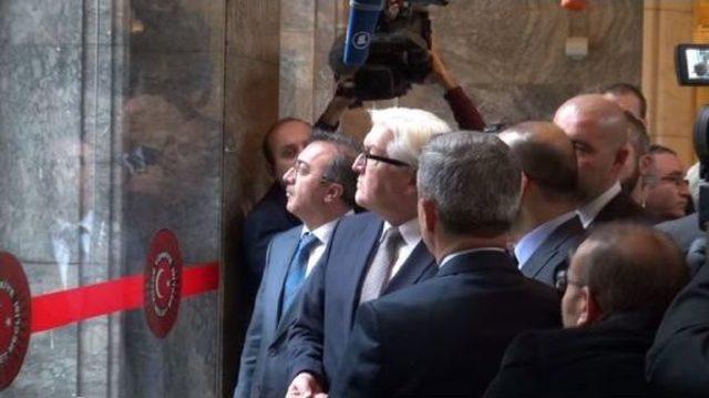 Alman Bakan Steinmeier, 15 Temmuz'da Bombalanan Tbmm'de