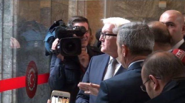 Alman Bakan Steinmeier, 15 Temmuz'da Bombalanan Tbmm'de