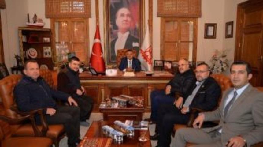 Başkan Yağcı&rsquo;ya Ziyaretler