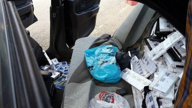 Yozgat’ta 2 Bin 250 Paket Kaçak Sigara Ele Geçirildi