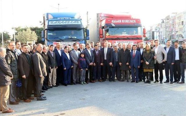 Akhisar&rsquo;dan Suriye&rsquo;ye 50 Ton Un Yardımı 2