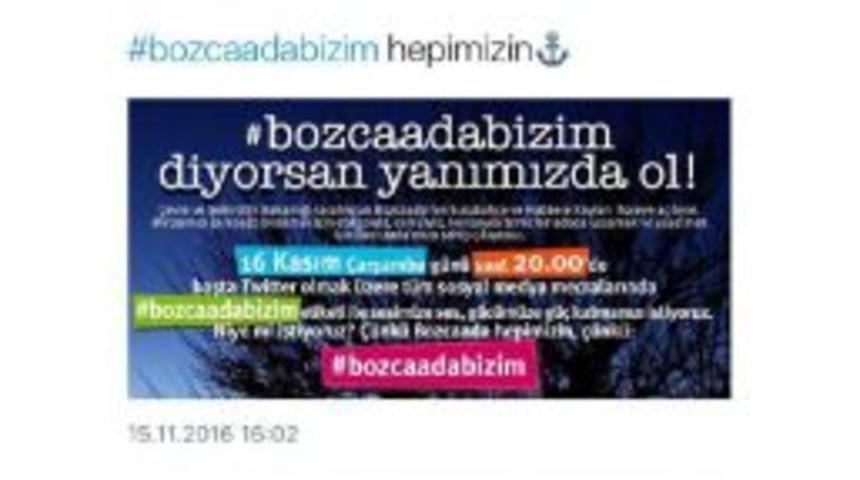 Ata Demirer'den, Bozcaada Koylarına Destek Mesajı