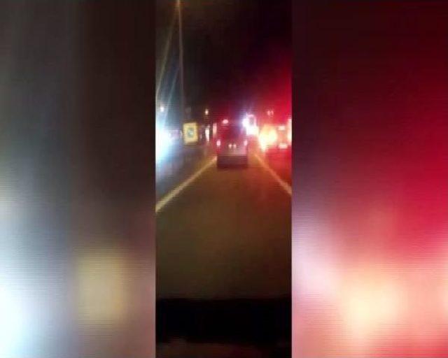 Polisten Ka&ccedil;an Hırsızlık Ş&uuml;phelileri Tem de Kaza Yapınca Yakalandı 1