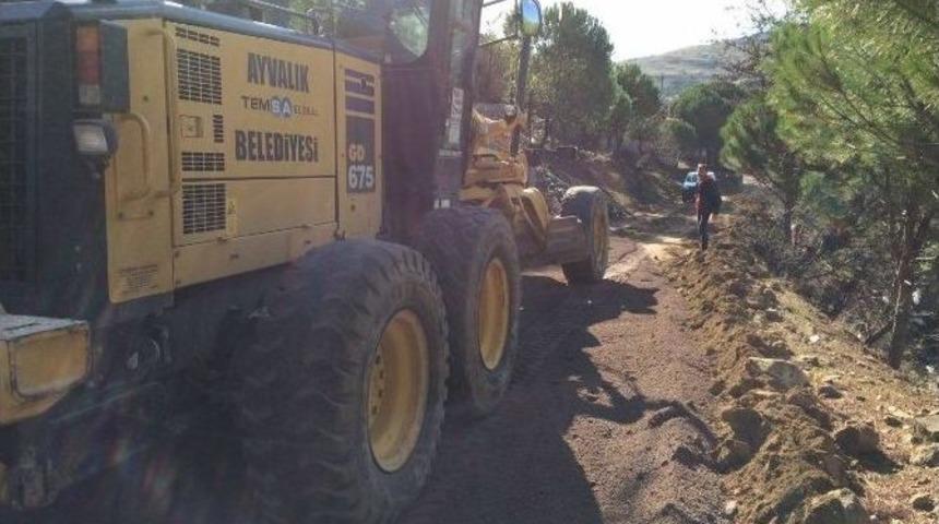 Ak&ccedil;apınar Ve &Ccedil;amoba Mahalleleri&rsquo;nde Yol Yapım &Ccedil;alışmaları S&uuml;r&uuml;yor