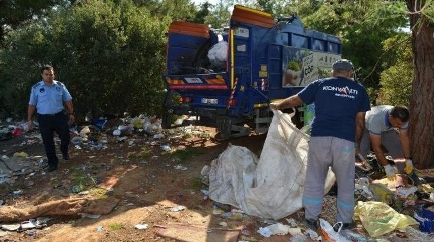 Konyaaltı Belediyesi&rsquo;nden &Ccedil;&ouml;p Toplayıcıların Depolarına Operasyon.