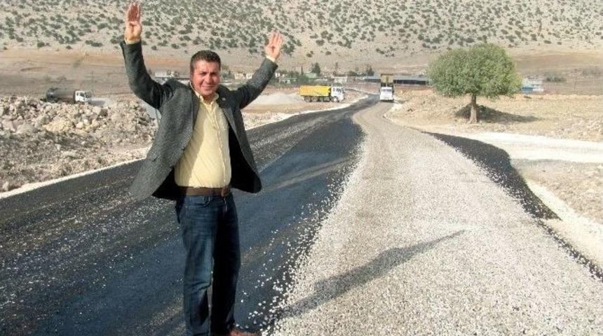 Araban-karaca&ouml;ren Yolunda Asfalt &Ccedil;alışmalarına Başlandı