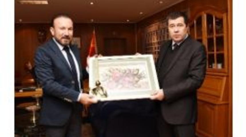 Başkan Doğan, Yeni Emniyet M&uuml;d&uuml;r&uuml;n&uuml; Ziyaret Etti